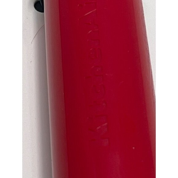 KitchenAid Red  Stainless Steel Utility Whisk Red Handle Dishwasher Safe New! - Picture 3 of 4